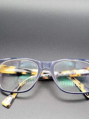 SEE 8517 Tortoise Shell Rectangular Full Rim Plastic Eyeglass  50-20-145,